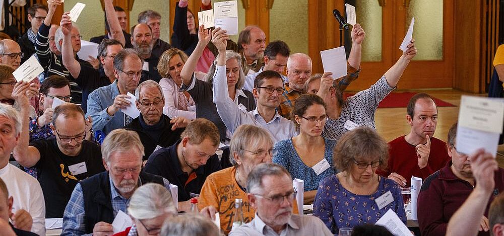 Die ADFC-Bundeshauptversammlung 2019 in Berlin. 